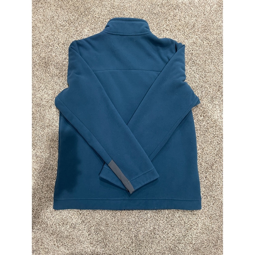 The North Face Mens Full Zip Sherpa Lined Fleece Jacket Blue Teal Large L - Picture 2 of 7